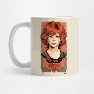 reba mcentire//vintage vektor 80s style v6 Mug